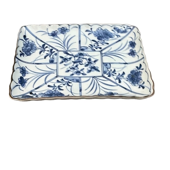 Vintage‎ Takahashi Japanese Blue and White Sushi Dish - Picture 2 of 6